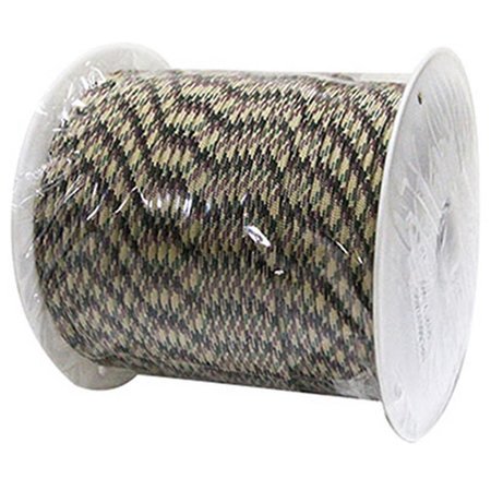 TOOL 0.15 in. x 400 ft. Camouflage Military Grade 550 Paracord, Bulk Reel TO1647439